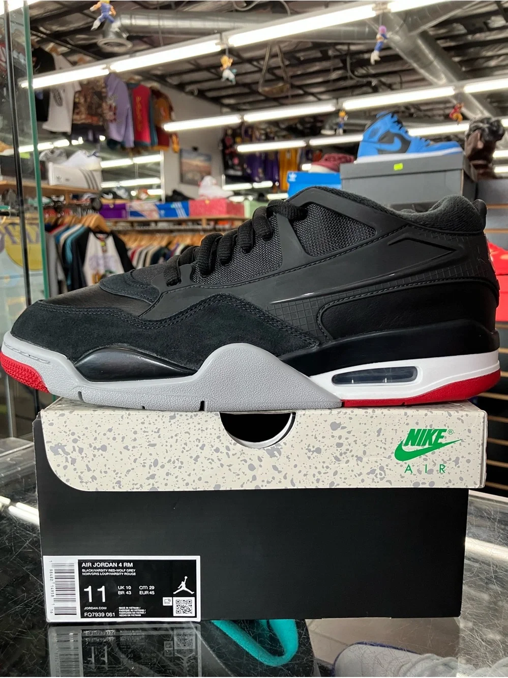 Jordan 4 RM Black Cement Size 11